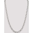 thumbnail image 5 of Sterling Silver 8mm Fancy Rolo Chain (24 X 8) Made In Italy qfc89-24, 5 of 5