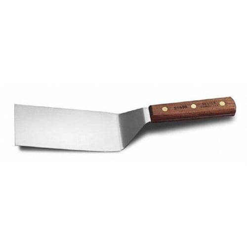 White Handle Dexter-Russell 31648 Hamburger Turner 5" x 4" Blade 