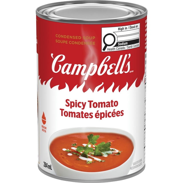 Campbells Tomate Épicée Soupe 284ML Liquide