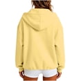 thumbnail image 6 of NominalSnug Womens Hoodies Half Zip up Casual Fleece Lined Top Long Sleeve Hooded Sweatshirts Fall Clothes 2026, 6 of 6