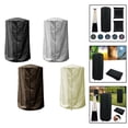 thumbnail image 4 of Housse de Chauffage en Tissu Oxford, Housse de Chauffage Pyramide à Gaz pour Patio, Jardin, Extérieur, Imperméable, Coupe-Vent, Cordon Ajustable, Rangement Pratique, 4 of 10