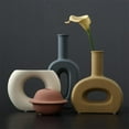 thumbnail image 5 of 2Pcs creative Ceramic Vase Home Living Room Flower Arrangements Vase Office, 5 of 8