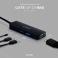 thumbnail image 2 of HUB Acteck GATE 4P DH645 Multipuerto 4 en 1 USB-C HDMI 4K Negro AC-934640, 2 of 5