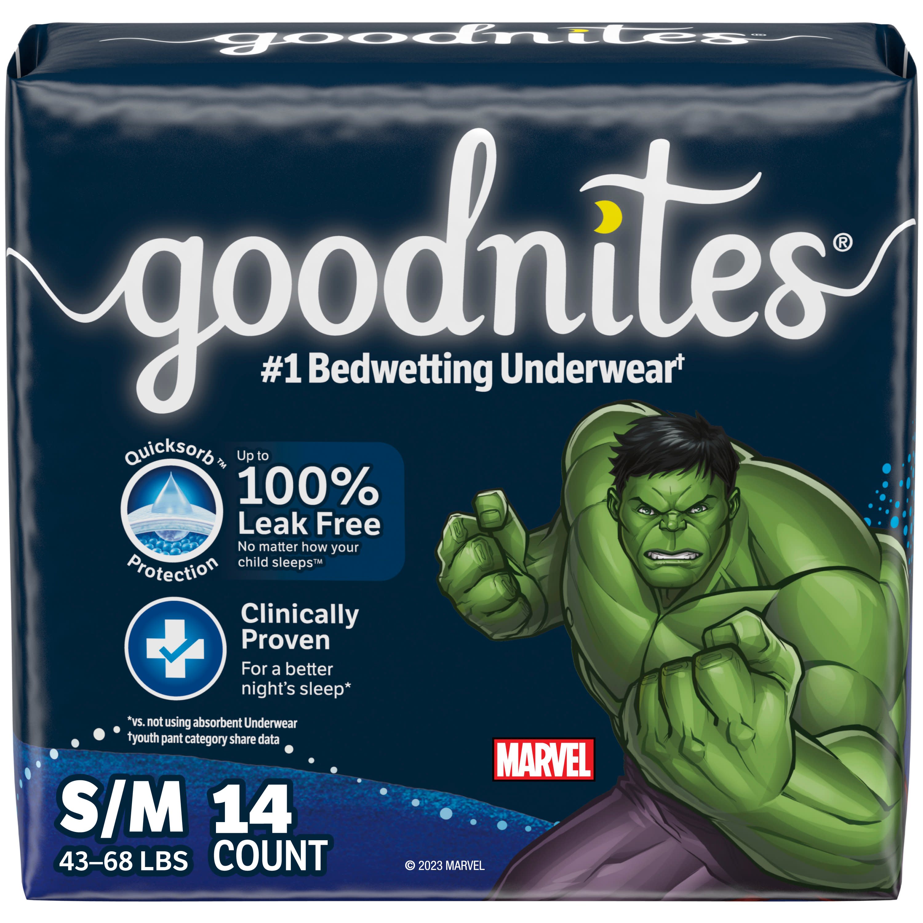 Goodnites Nighttime Bedwetting Underwear for Boys, S/M, 14 Ct (Select for More Options) - image 3 of 10