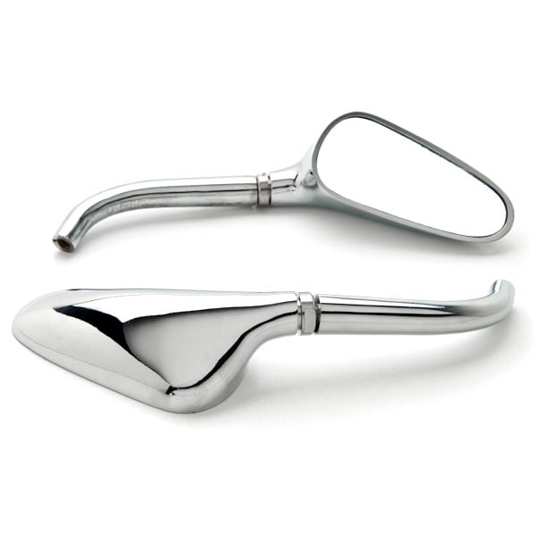 M10 Chrome Mirrors for Commuter & Classic Motorbike High Quality PAIR