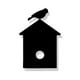 Village Wrought Iron MMB-MAG-99 Aimant Birdhouse - Noir – image 1 sur 1