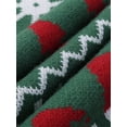 thumbnail image 4 of SUNSIOM Kids Christmas Tree/ Boot/ Deer Print Neckerchief Knitted Scarf, 4 of 6