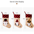 thumbnail image 3 of Medias navideñas de 3 piezas, medias navideñas personalizadas grandes de 46 m, decoración de ventanas para árboles de Navidad colgantes en interiores, bolsa de regalo para niños y adultos ER, 3 of 5