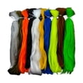 thumbnail image 1 of 10x que atando el hilo de hilo de hilo señuelo haciendo suministros de diy suministros de fibra sintética alambre de pesca con mosca larga para carpa, 1 of 8