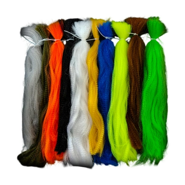 Material de hilo de hilo de de 10x alambre de pesca con mosca de fibra para salmón de agua salada