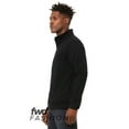 thumbnail image 3 of Bella + Canvas FWD Fashion Unisex Quarter Zip Pullover Fleece - BLACK - XL, 3 of 3