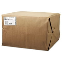 General 1/6 BBL Paper Grocery Bag, 75lb Kraft, Standard 12 x 7 x 17, 400 bags