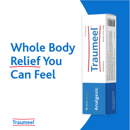 MediNatura Traumeel Ointment Topical Pain Relief for Muscle Joint Back Arthritis Injury or Exercise Related Pain & Soreness Arnica + 13 Active Ingredients - Made in Germany - 3.53 oz