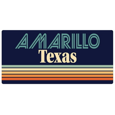 

Amarillo Texas 5 x 2.5-Inch Fridge Magnet Retro Design