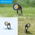 thumbnail image 3 of 4 piezas de iluminación exterior COB de 5 W, 220 V, IP65, resistente al agua, foco LED ajustable, lámpara de jardín, iluminación para caminos, plantas, balcones, terrazas, hoteles, césped, luz LED, 3 of 5