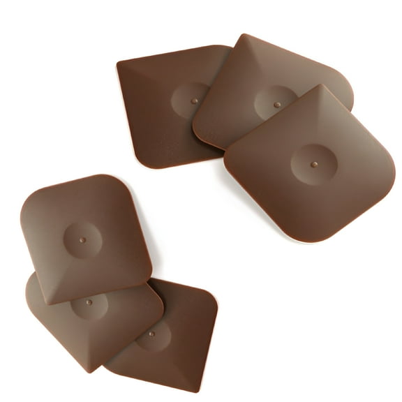 ACDANC Pot Scraper,6 Pcs Pot Scraper Plastic,Pot Scraper Non Scratch for Cast Iron,Pot and Pan Cleaning,Sturdy Scraper Kitchen Tool