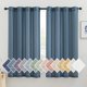 thumbnail image 1 of Cortinas NICETOWN de lino transparente, 160 x 160 cm, 2 paneles, color azul, 1 of 6