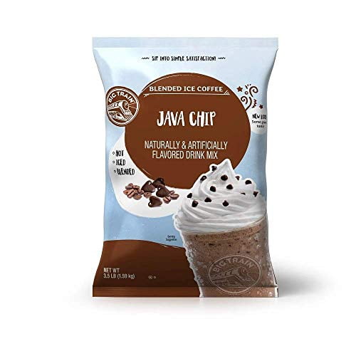 Big Train Blended Ice Coffee Java Chip 3 5 Pound Powdered Instant Coffee Drink Mix Serve Hot Or Cold Makes Blended Frappe Drinks Walmart Com