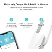 WiFi 6 Range Extender AX1500 (RE505X) Dual-Band with LAN Port Universal Compatible Wi-Fi Repeater