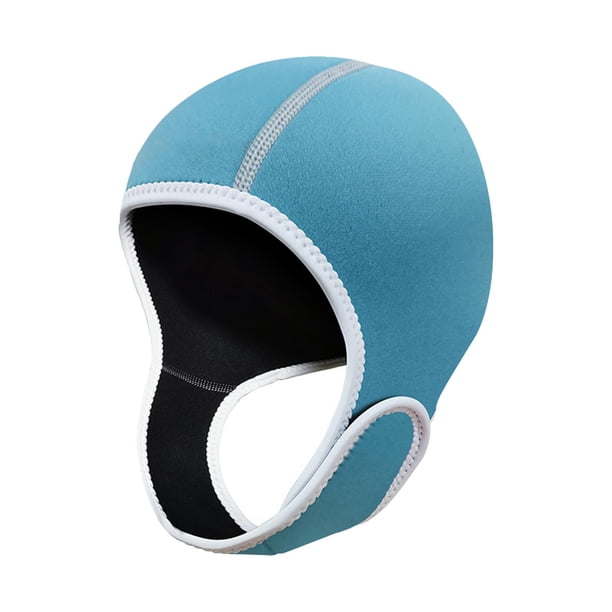 Capucha de buceo Capucha de buceo Gorra de buceo Manténgase abrigado Capucha de traje de buceo de neopreno de 2 mm Azul