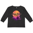 thumbnail image 3 of Inktastic Miami Beach Florida Vacation Sunset Girls Long Sleeve Toddler T-Shirt, 3 of 5