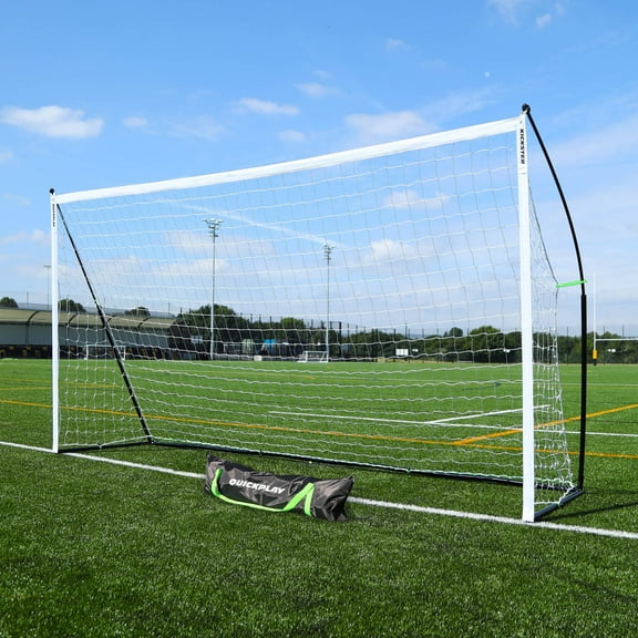Quickplay Kickster Elite Portable Soccer Goal w/ Integrated Weighted Base Single Goal - 12'x6'