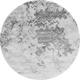 thumbnail image 1 of Ahgly Company Indoor Round Solid Gray Modern Area Rugs, 8' Round, 1 of 1