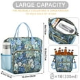 thumbnail image 5 of Pioneer Flower Floral Print Pattern Womens Lunch Box for Work,Insulated Large Lunch Bag for Tween and Teen,Loncheras Para Mujer,Leakproof Adult Lunch Bag for Work,Beach,Travel,Picnic,Camping, 5 of 7