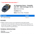 thumbnail image 2 of Air Temperature Sensor - Compatible with 1997 - 2002 Ford Ranger 4.0L V6 1998 1999 2000 2001, 2 of 2