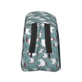 thumbnail image 3 of Rateoe Farm Birds Pattern Double Clamshell Pen Case, Storage Organizer with Two Zipper Compartments– Holds Up to 50 Pencils & Pens, 3 of 7