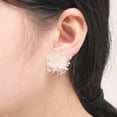thumbnail image 5 of Pendientes de flores de primavera y verano con aguja de plata 925, superventas en Internet, pendientes transparentes esmerilados de hadas, 5 of 5