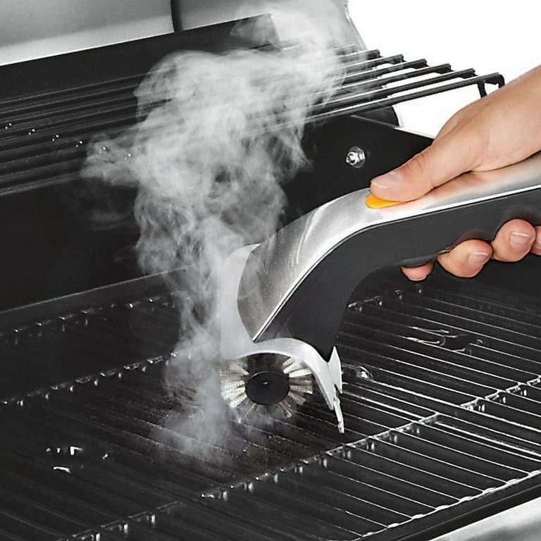 Motorized Grill Brush with Heavy-Duty Steam Cleaning Power