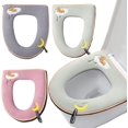 thumbnail image 1 of housse De Toilette Lavable Brode Universelle 3pcs, Sige De Toilette, Couvercle De Toilette Pour Les Femmes, Les Futures Mamans Et Les Personnes Ge, 1 of 5
