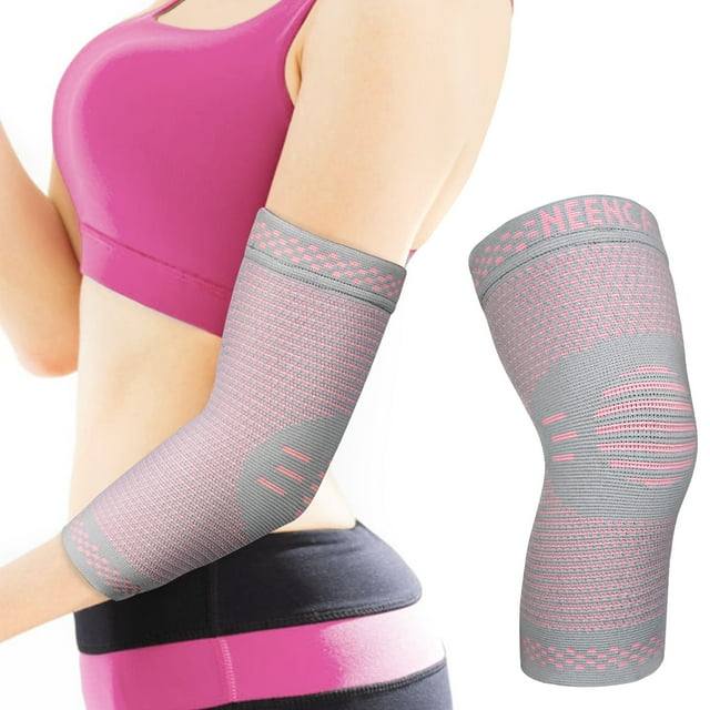 support de compression pour Coude (Paire)-Manches pour Coude Adaptées au Traitement de la Tendinite, du Coude de tennis et du Coude de golf, Arthrite, Exercices, Manches de Coude pour Musculation-Réduire la Douleur au Coude