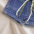 thumbnail image 4 of Cethrio Girls Denim Shorts 2026, Elastic Waist Summer Casual School Jean Shorts Blue Size 7-8, 4 of 4