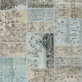 thumbnail image 1 of Ahgly Company Indoor Square Contemporary Granite Gray Patchwork Area Rugs, 3' Square, 1 of 6