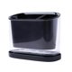 thumbnail image 4 of Soporte Para Cubiertos De 3 Compartimentos Con Bandeja De Drenaje, Organizador De Secado De Utensilios Desmontable, Soporte Para Cubiertos De Comedor Para El Hogar, Cocina, Restaurante Eigraketly HA027602-04, 4 of 7