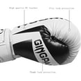 thumbnail image 4 of Guantes de boxeo para hombres y mujeres,Guantes de boxeo de cuero para saco de boxeo,Kickboxing,Guantes de lucha Muay Thai-10OZ, 4 of 5