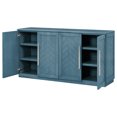 thumbnail image 5 of 60 x 16 x 32in Storage Cabinet Sideboard with 4 Doors Large Storage Space Buffet Cabinet for Kitchen/Dining Room/Living Room, 5 of 7