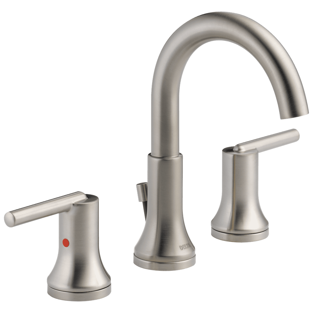Delta Trinsic Two Handle Widespread Bathroom Faucet in Stainless 3559