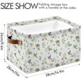 thumbnail image 4 of Coolnut Storage Basket Summer Flowers and Berries Storage Bin with Handle , Large Storage Cube Collapsible for Shelves Closet Bedroom Living Room 1PC Decor Gifts, 4 of 7