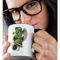 thumbnail image 2 of 3dRose, Dread Cthulhu Lovecraft Mythos Elder God Horror Art, 11oz Two-Tone Black Mug, 2 of 7