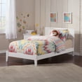 thumbnail image 1 of Orlando Lit Plateforme en Bois Massif Simple TG, Blanc, 1 of 7
