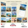 thumbnail image 2 of World's Greatest Lighthouses | 2026 12x24" (Hanging) Wall Calendar | Plastic-Free, 2 of 9