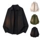 thumbnail image 3 of Mens Camisas de Manga Larga Casual Color Sólido Turndown Cuello Botón Abajo Bolsillo Camisa Chaqueta, Camisas de Manga Larga para Hombres con Bolsillo, 3 of 5