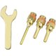thumbnail image 1 of Hot Glue Gun Socket Set - 38mm - Copper Glue Gun Tip (3 Sizes) & Wrench Assortment for Home Repairs, 1 of 4