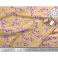 thumbnail image 2 of Soimoi Georgette Viscose Fabric Orchid Floral Decor Fabric Printed Yard 42 Inch Wide, 2 of 3