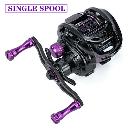 FPWNGL High Performance Ultralight Carbon Fiber GBC200 BFS Baitcasting Fishing Reel 142g Double Spool for Smooth Casting - UL Fishing Reel