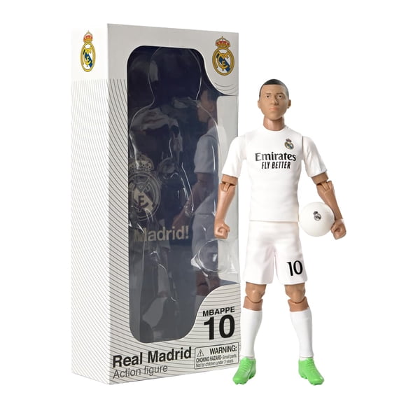 Figura de acción Sockers Kylian Mbappé Real Madrid 20 cm