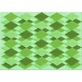 thumbnail image 1 of Ahgly Company Machine Washable Indoor Rectangle Transitional Jade Green Area Rugs, 6' x 9', 1 of 7